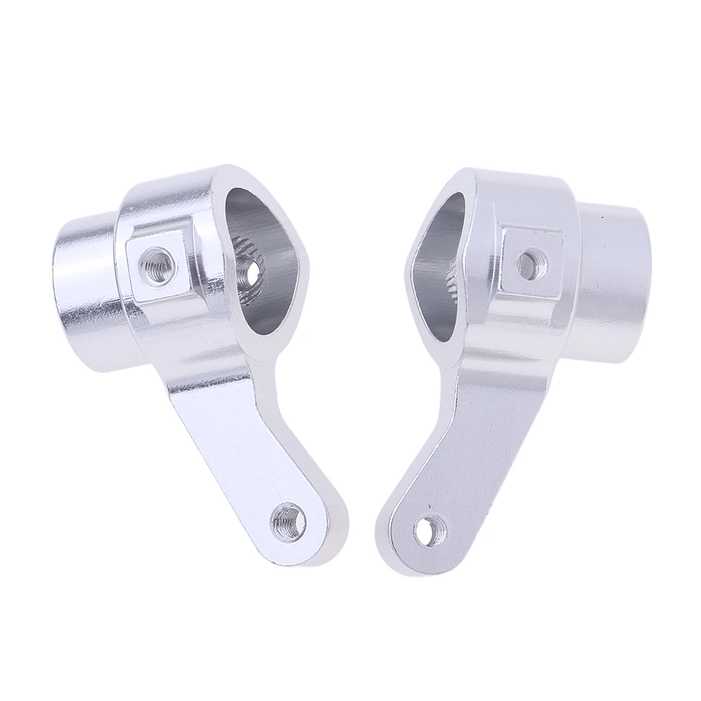 2 Pieces Metal Front Hub Carriers Steering Cup for 1/28 Wltoys and 1/16 WPL RC Car Spare Parts