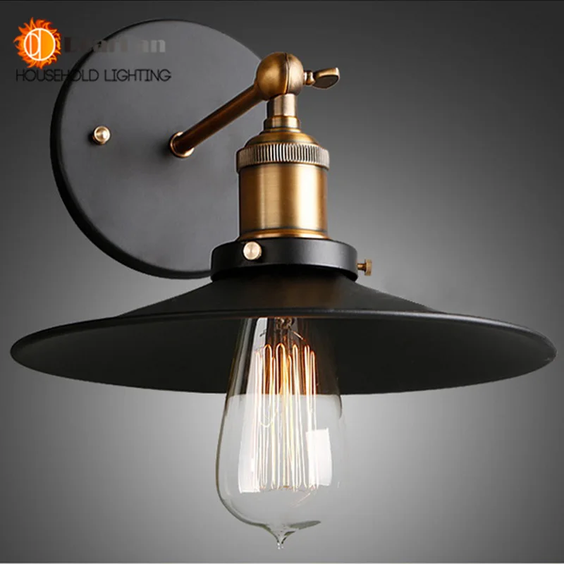 Винтажный Железный настенный светильник Эдисона, современный американский стиль, лофт, светильник для гостиной, бара, столовой,(BK-63