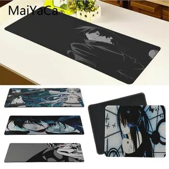 

MaiYaCa Hot Sales Anime Black girl mouse pad gamer play mats Radiation Decorate Your Desk Non-Skid Rubber Pad