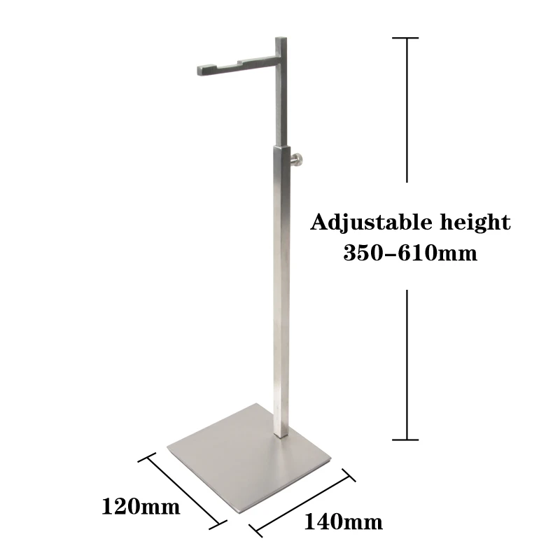 Linliangmuyu высококачественный металлический Нержавеющая сталь Для женщин сумка/сумки Настольный держатель для витрины регулируемая высота прочный BJ12
