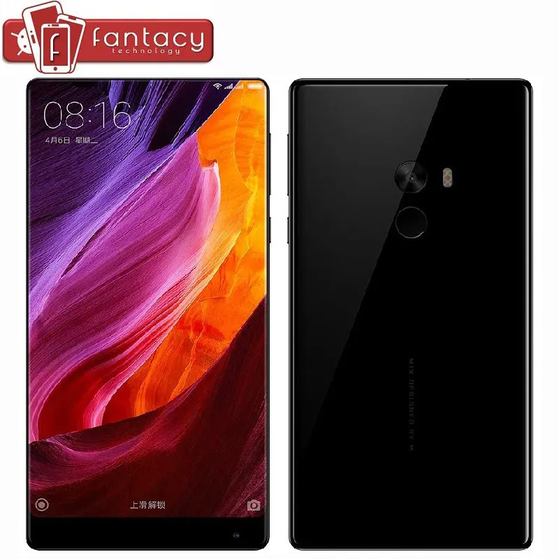 Original Xiaomi Mi Mix 4GB 128GB Snapdragon 821 Quad Core NFC FDD LTE 4G 16.0MP 6.4 " 2040x1080P FHD 4300mAh MIUI Mobile Phones