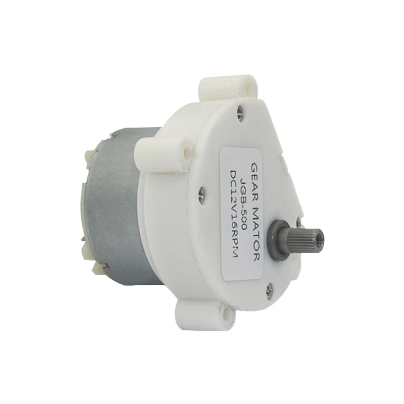 Js40-500 Dc Motoriduttore/Plastica Cambio Dc6V-12V 15 Rpm-30 Rpm