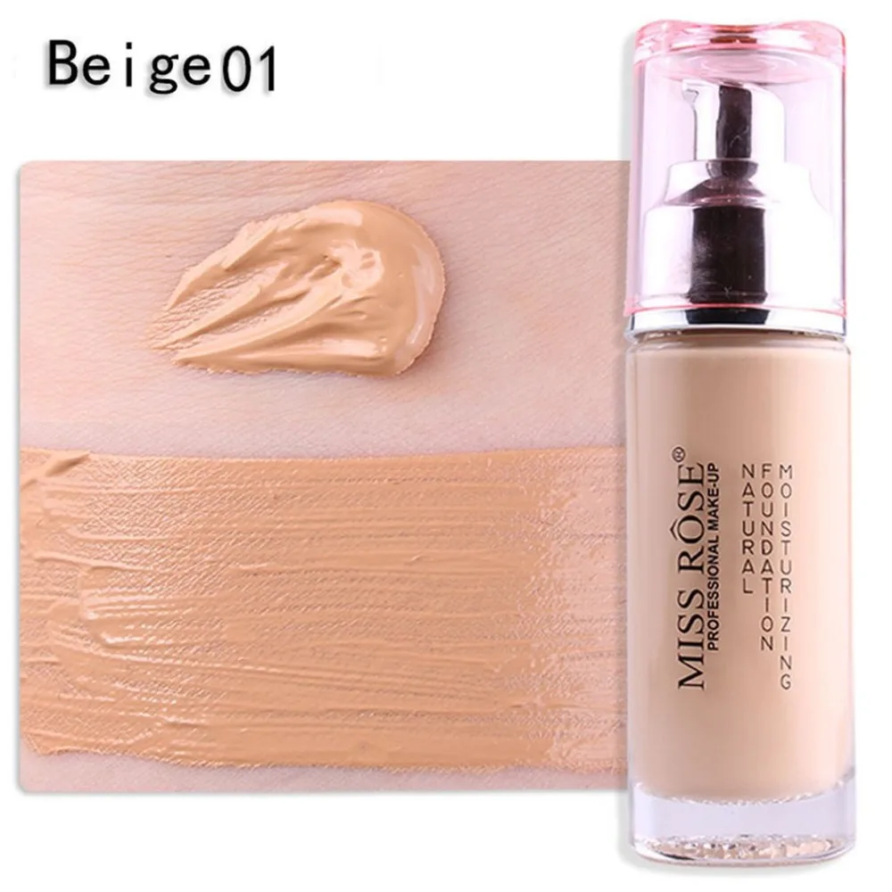 Liquid Foundation Cylindrical Glass Bottle Concealer Isolated Base Foundationin BB & CC Creams