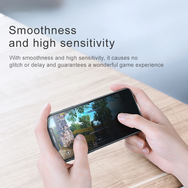  Baseus Anti Glare Schutz Glas Für iPhone XR Xs Max Screen Protector 03mm 3D Volle Abdeckung Aus Geh