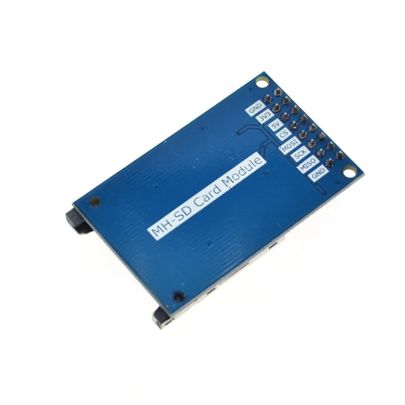 1 шт. SD карта чтения и модуль записи один чип микрокомпьютер SD SPI интерфейс sd-карты розетки чтение записи модуль для arduino