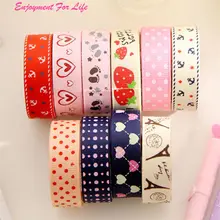 DIY Satin Lace Decorative Tape Wholesale Superior Quality Hot Washing Fabric Tape Stickers Masking Tape Free Shipping Jan 4