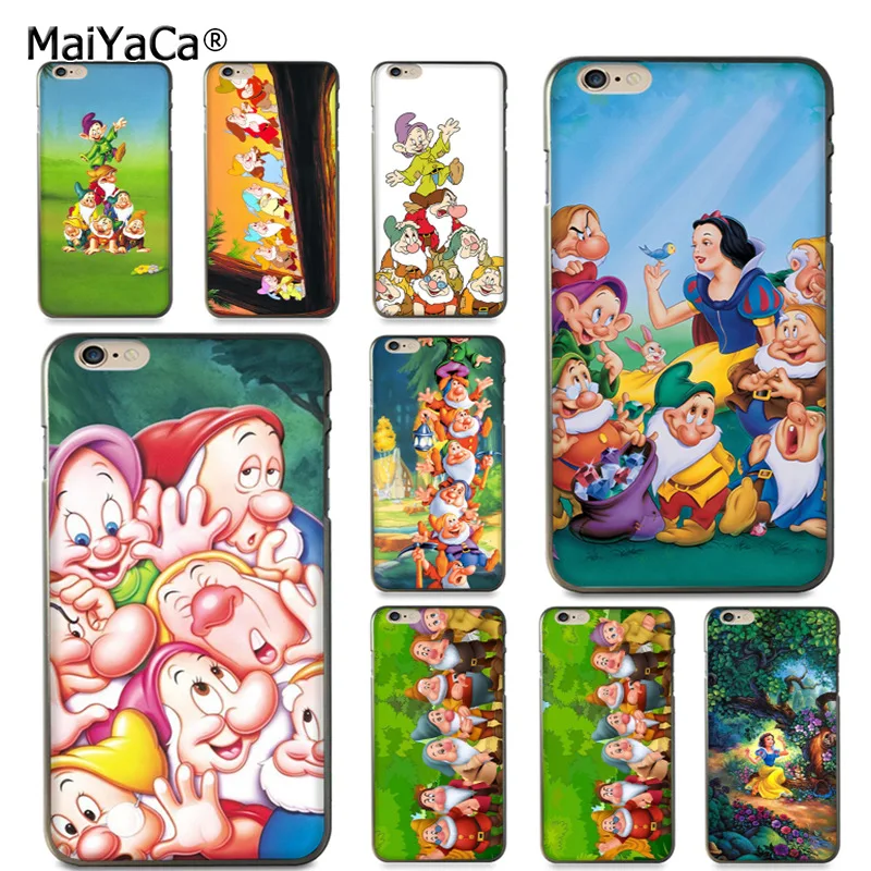 

MaiYaCa Seven Dwarfs Colorful Cute Phone cover Accessories Case for iPhone 8 7 6 6S Plus X 10 5 5S SE 11pro max case Coque
