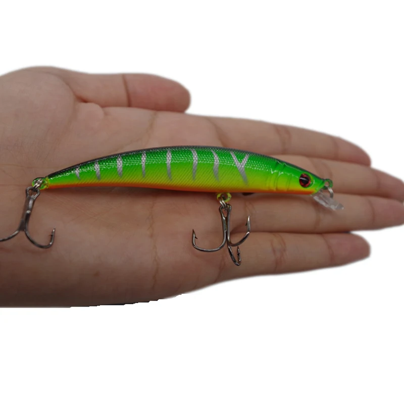 

Quality Fishing Tackle 1pcs 9CM 8.5G Minnow Hard Bait Crankbait Plastic Sea Fishing Lure With 2 Hooks