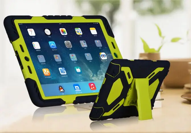 Для Apple ipad 6/для ipad Air 2 Pepkoo Spider case военный, повышенная нагрузка водонепроницаемый пылезащитный/ударопрочный чехол для планшета - Цвет: 9