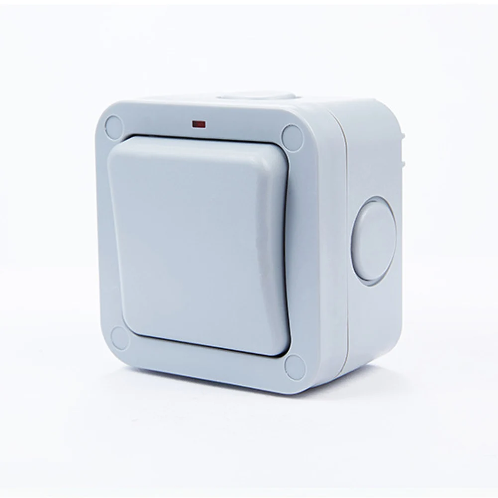 

Storm Weatherproof With Indicator Eco-friendly Outdoor Indoor Flame Retardant IP66 Waterproof Energy Saving Switch Garden Home