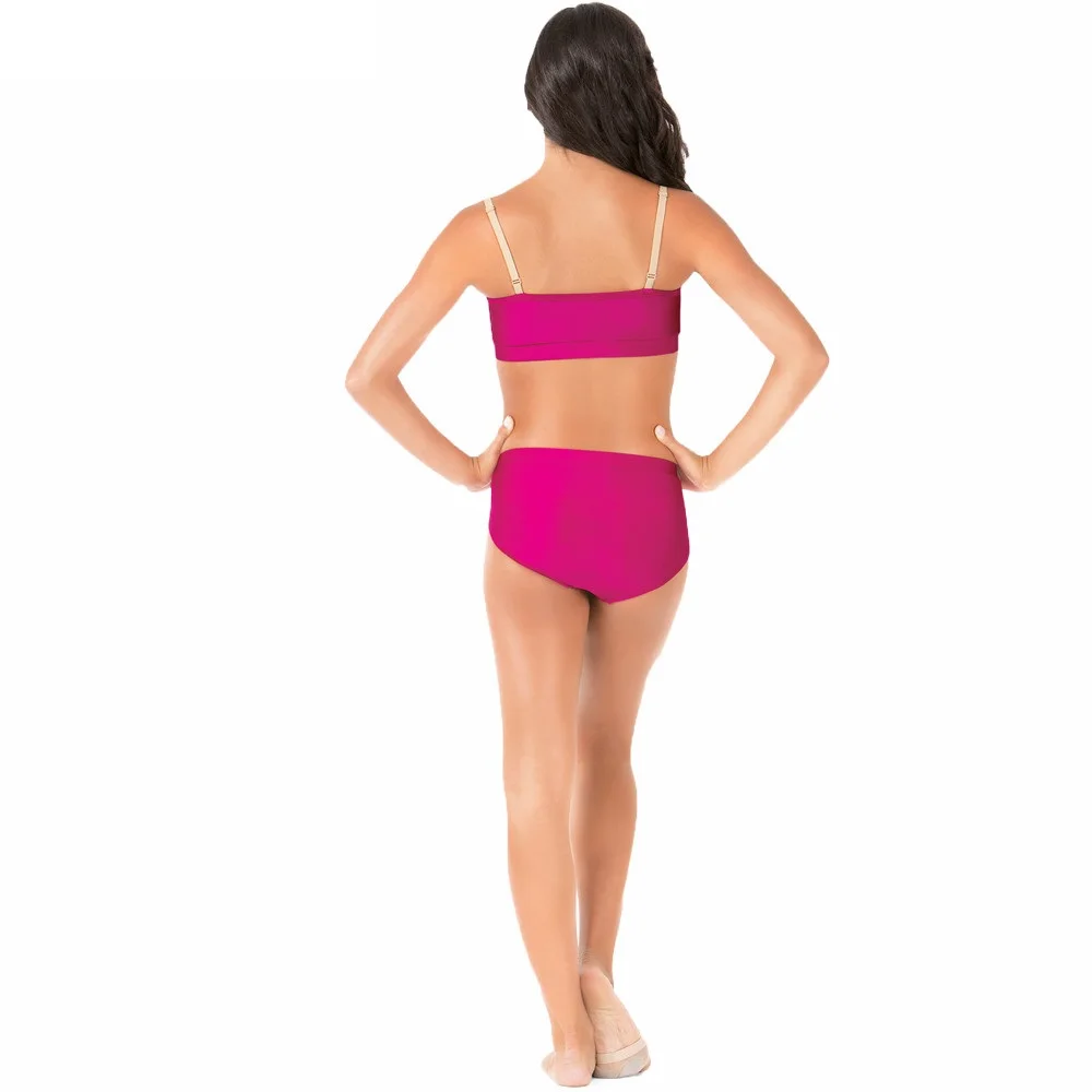 Women Lycra Gymnastics Dance Short  Black Low Waist Ballet Dance Shorts Underpants Elastic Bottoms Underpants (4)
