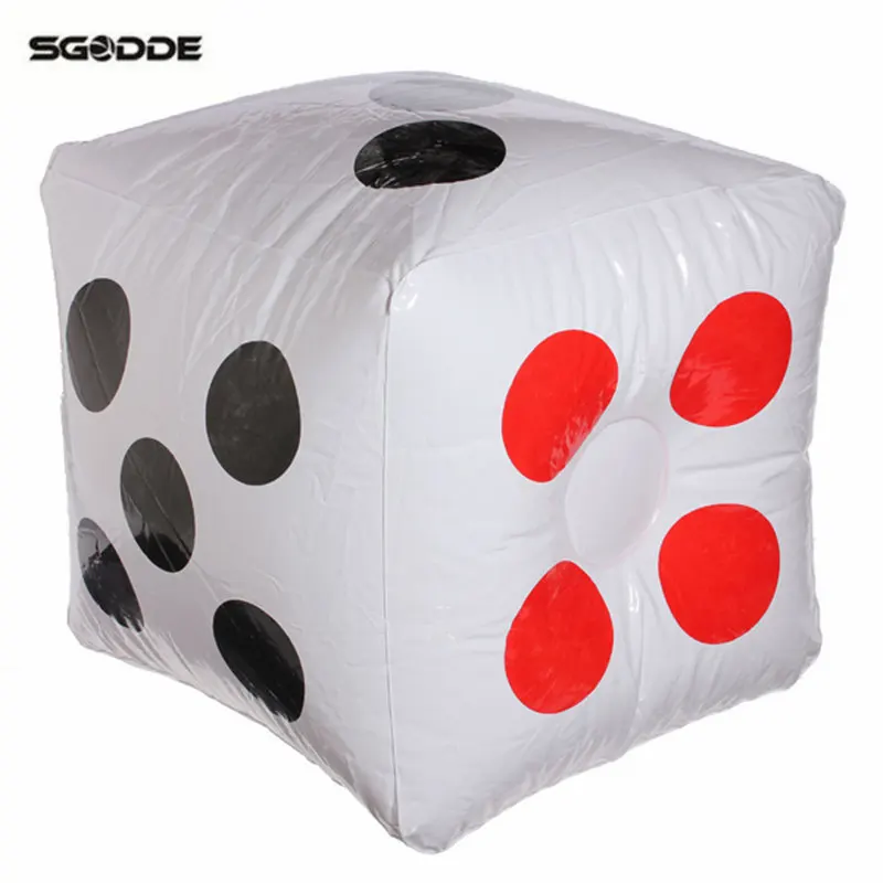 

Pool Toys Beach Inflatable Dice Children's Black And White Large Outdoor Activities Water Sports Swimming Pool Beach Accessories