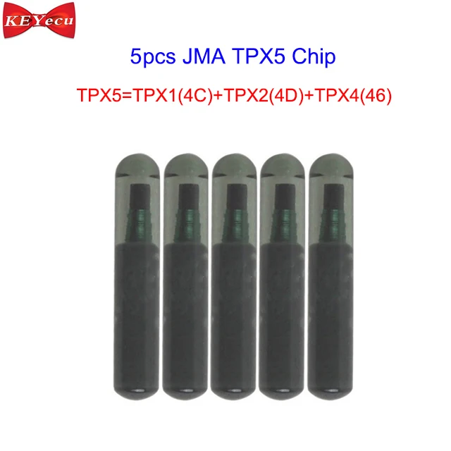KEYECU 5 шт JMA TPX5 стеклянный транспондер чип = TPX1(4C)+ TPX2(4D)+ TPX4(46) | Автомобили и мотоциклы