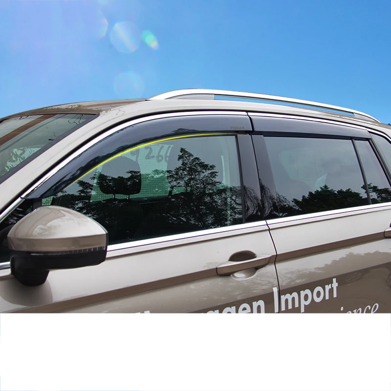 Lsrtw2017 ПК окна автомобиля дождевое приспособление планки для Volkswagen Tiguan 2017 2018 2019