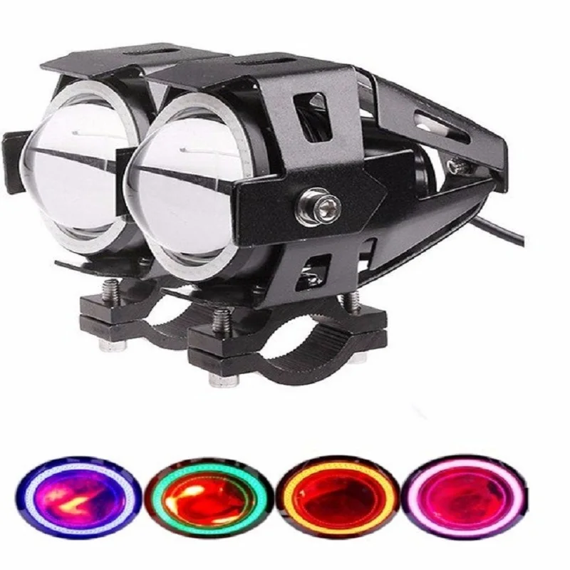 2 шт. 125 Вт 12 в Moto rcycle головной светильник rbike 3000LM moto Точечный U7 LED для вождения