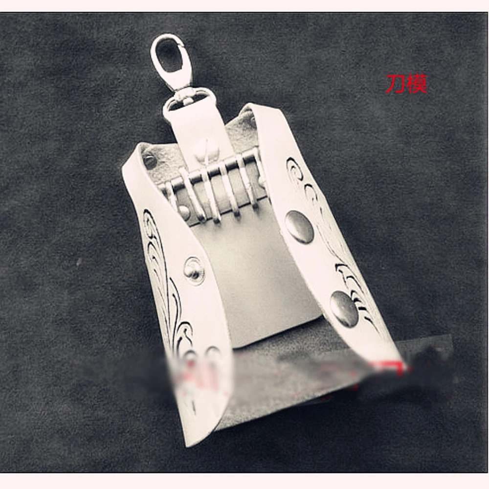 

DIY leather craft key ring bag clothes design wallet knife mould set template hand cutting tool