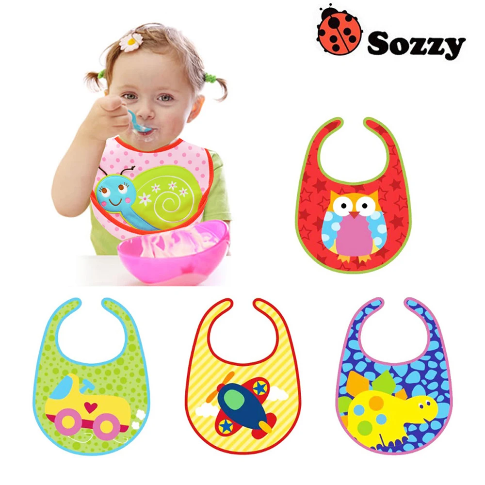 Милые детские нагрудники Sozzy многофункциональные водонепроницаемые