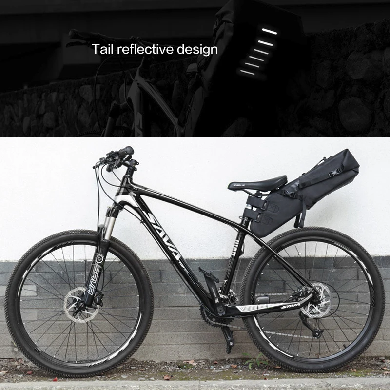 

10L Wear-resistant Nylon Handbag Muti-function Large Capacity Waterproof Bicycle Bag for Riding