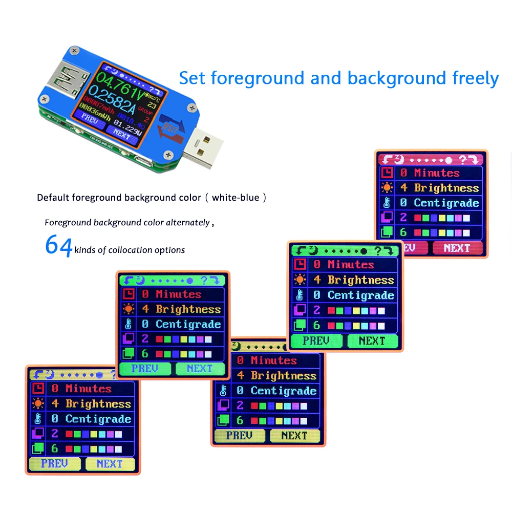 RD UM25/C USB 2,0 цифровой вольтметр Амперметр usb Тестер измеритель напряжения тока кабель для зарядки батареи измерение сопротивления