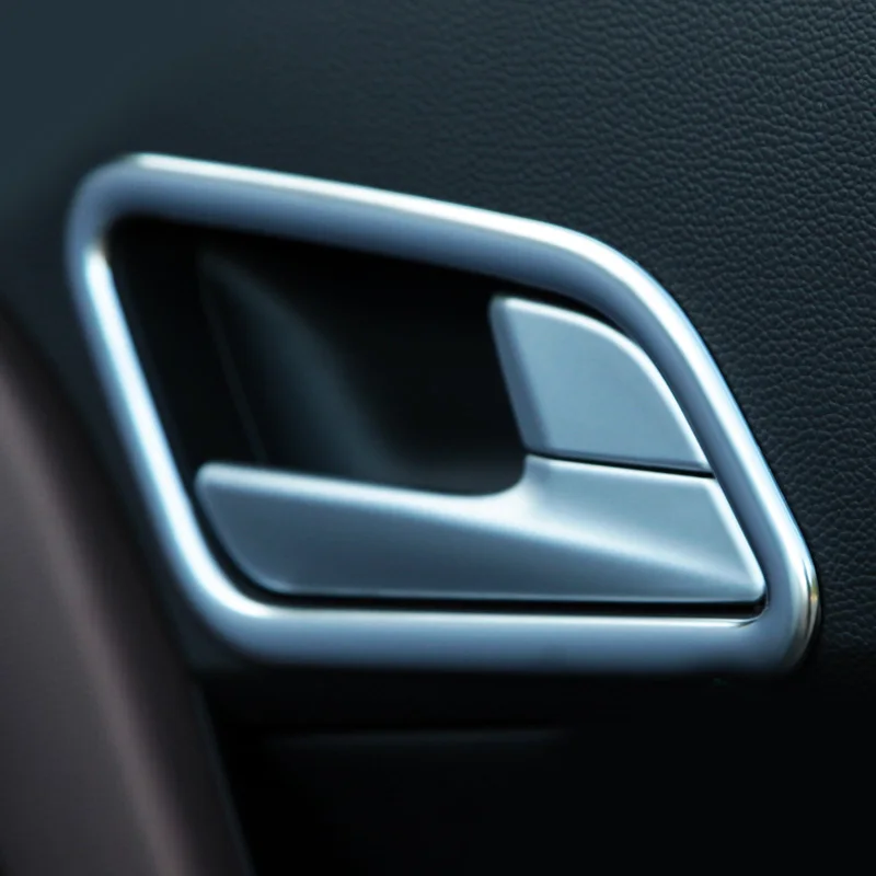 Vtear para Hyundai Creta ix25 2018 2019 cromo puerta Interior de ajuste accesorios de la cubierta Interior mate a Molduras estilo de coche