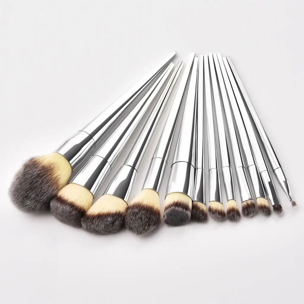 GUJHUI 12pcs Pro Makeup Brushes Set Hot Make Up Tools Foundation Powder Eyeshadow Eyeliner Lip Blusher Makeup Brushes Set Beauty