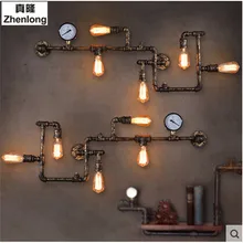 Antique Edison Retro Vintage Wall Lamp for Home Lighting Dinning Room Rustic Loft Industrial Wall Light Fixtures Loft E27 Led retro loft style creative water pipe lamp edison wall sconce industrial vintage wall light fixtures for home lighting lampara