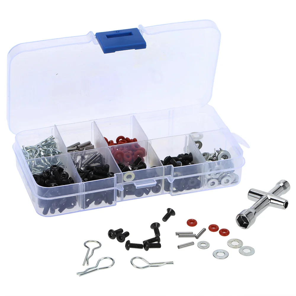 

Very practical Special Repair Tool and Screws Box Set for 1/10 HSP RC Car include 270 Pcs Hexagon Wrench Free Shipping