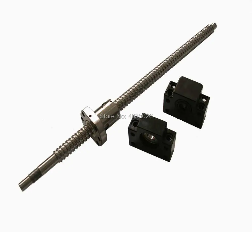 1 комплект анти люфт 12 мм ballscrew RM1204-400mm-C7 + BK/BF10 Конец опорный подшипник ЧПУ 6 35*8