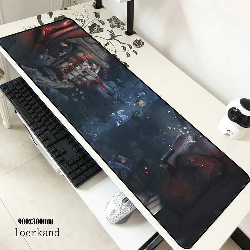 

warframe mouse pad 90x30cm mousepads desk best gaming mousepad gamer locked edge large personalized mouse pads keyboard pc pad
