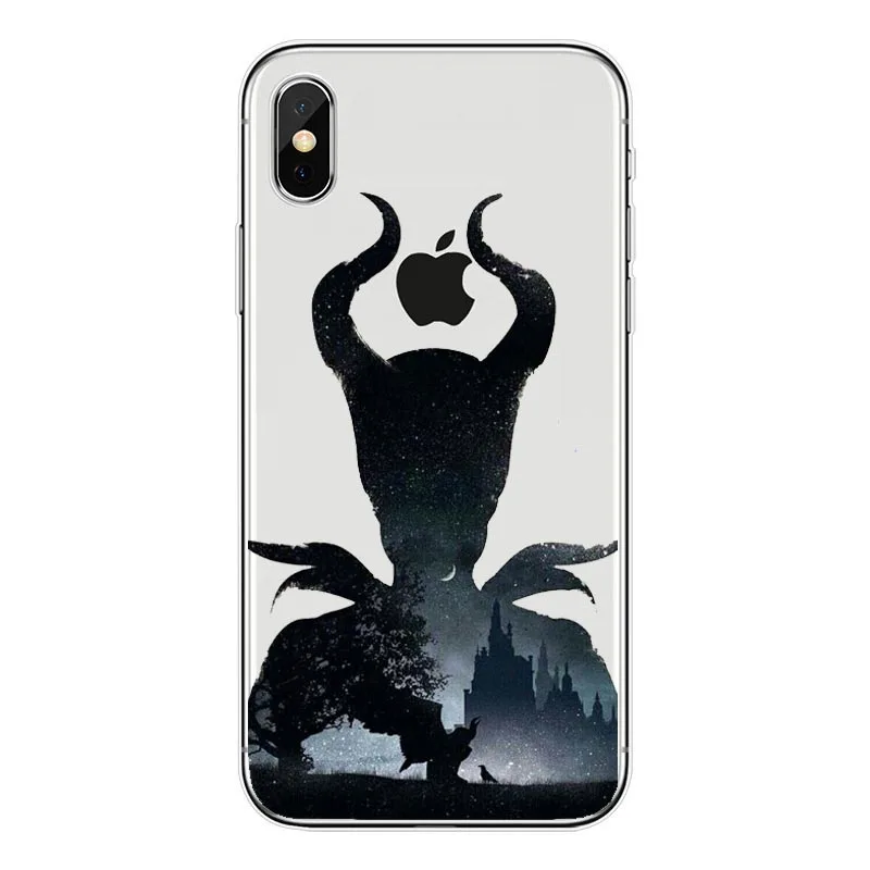 Sleeping curse Maleficent Mobile Phone Case For iPhone 11 11Pro MAX 10 X XS Max XR 5 5S SE 6 6S 7 8 Plus Soft TPU Phone Cover