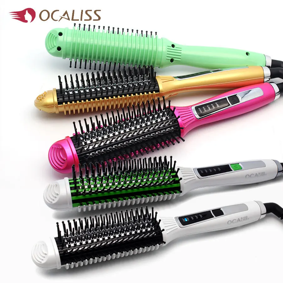 Rolling brush hair straightener Clearance