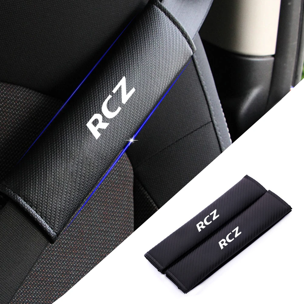 2 шт. полиуретановый зеркальный автомобильный ремень безопасности ремня безопасности для Peugeot RCZ автостайлинг автозапчасти