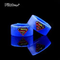 5 шт. силиконовой резины vape кольцо-утечки декоративный защиты Капитан Америка Супермен для механических моды rda