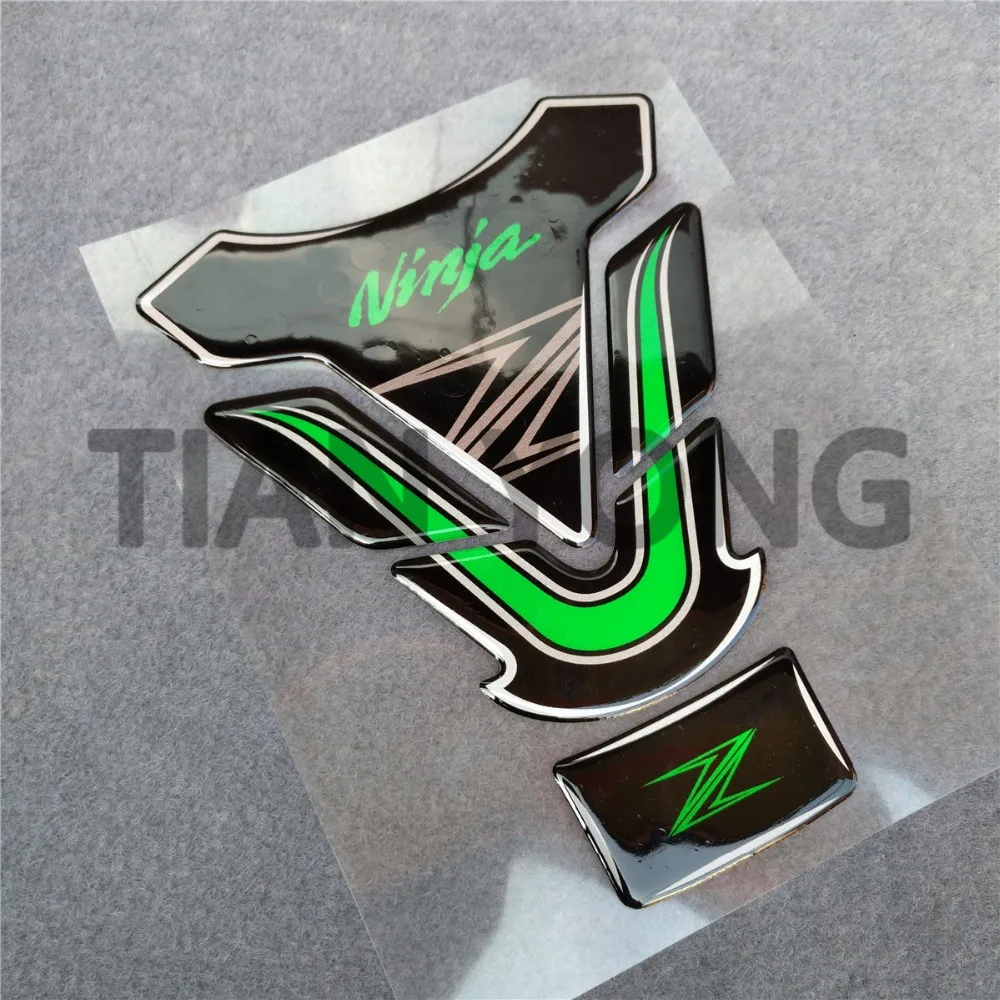 Мотоцикл для Kawasaki Ninja400 Ninja 400 Ninja250 Z250 Z300 Z1000 универсальный протектор Наклейка топливный бак Pad