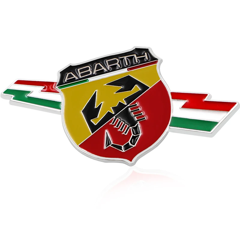 Car-Styling-3D-Metal-Car-Abarth-Badge-Emblem-Decal-Sticker-Scorpion-For-All-Fiat-Abarth-Punto