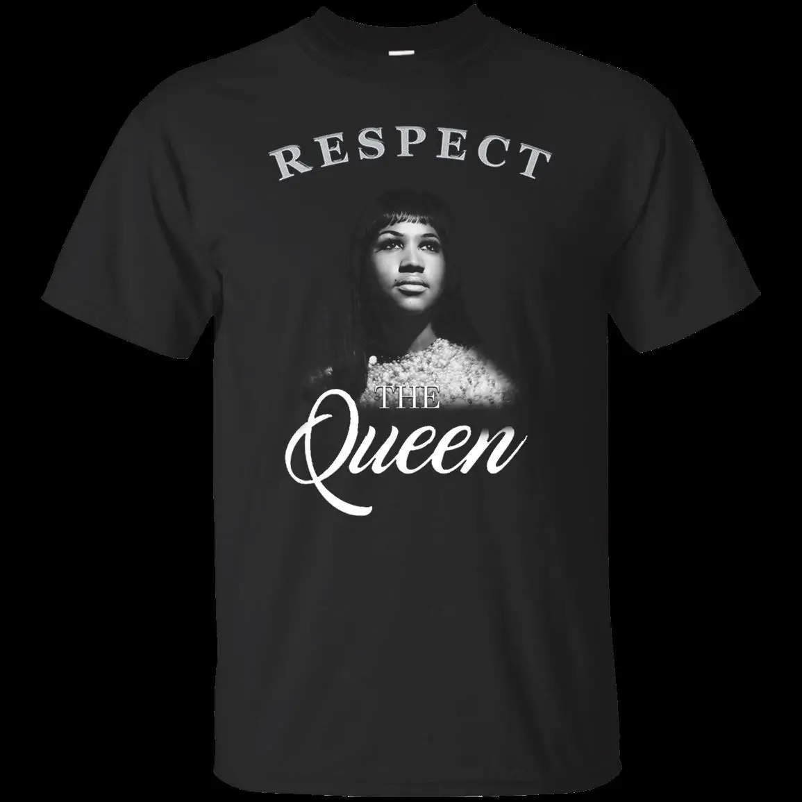

Aretha Franklin RESPECT Men's Heavy Cotton T-Shirt Queen Of Soul Tee Size Cool Casual pride t shirt men Unisex New Fashion