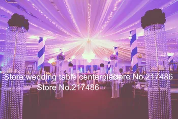 

new style wedding Roman column crystal for wedding stage decoration