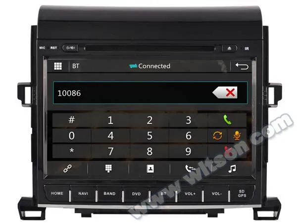 Perfect 9" Capacitive Touch Screen Car DVD for Toyota Alphard II 2008-2015 & Toyota Vellfire 2008-2015 with Front DVR Camera Support 1