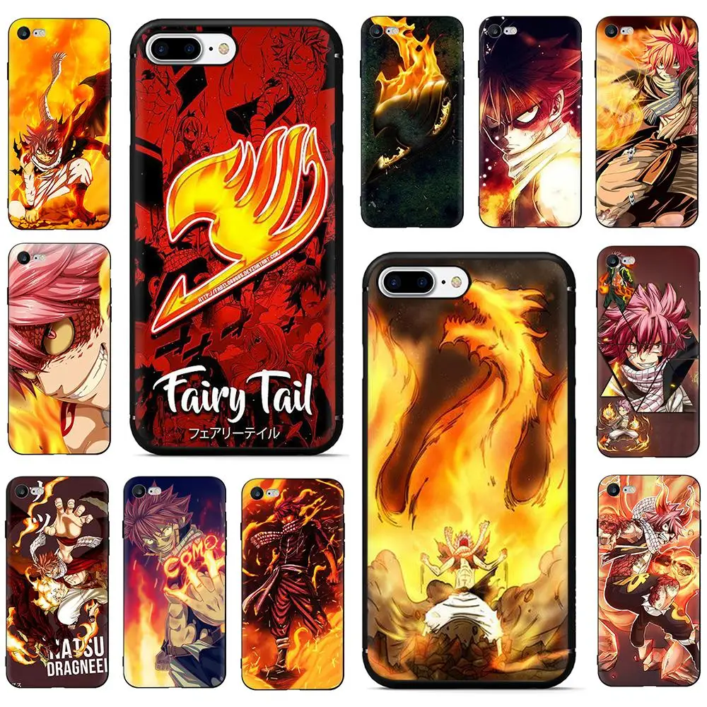 Manga Fairy Tail Soft TPU Silicone phone Cover case for iPhone 5 5S 6