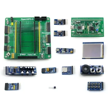 

Waveshare Open32F0-D Package B STM32F051R8T6 With STM32F0DISCOVERY Cortex-M0 Kit STM32 Development Board + 10 Modules