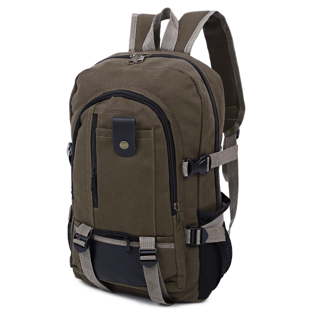 

Men Backpack Casual Canvas Back Pack Designer Backpacks Male High Quality Unisex Vintage Backpack Portable Travel Bag Black