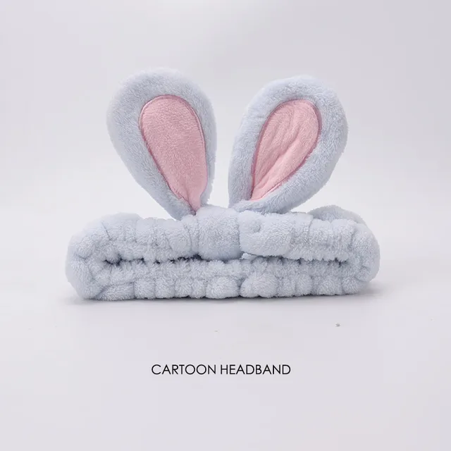 58 Styles Hair Bands for Women and Girls Makeup Mask Stretch Hair Band Cat Rabbit Ears Headdress Cartoon Hair Accessories A185-40