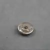 DIY Leather Craft Hardware Antique Silver Zinc Alloy Skull Head Coin Concho 31mm 2