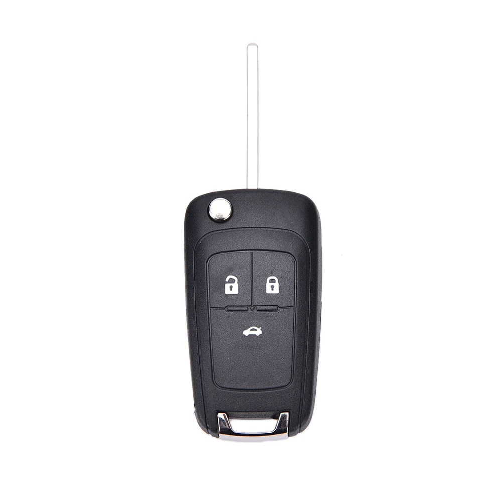 

Folding 3 Button Flip Remote Key Shell Case Cover Fob for Chevrolet Cruze