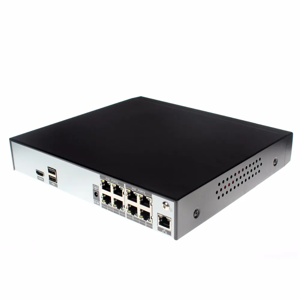 BESDER H.265 ONVIF 4CH 8CH Max 4K HDMI Система охранного видеонаблюдения POE NVR HI3798M 4MP 5MP P2P
