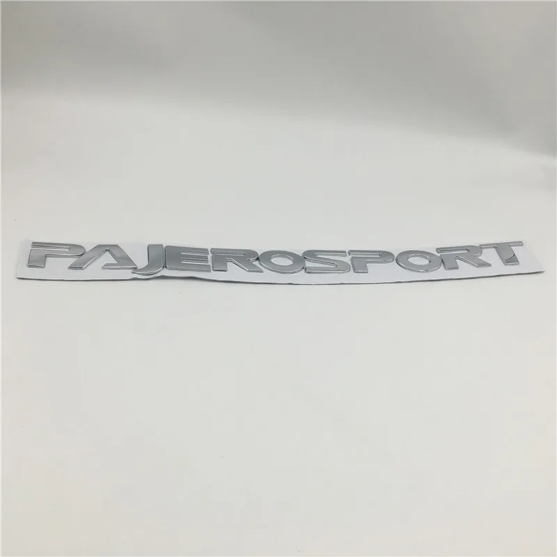 Хром Серебристый для Mitsubishi Pajero Sport логотип на переднюю крышку эмблема значок