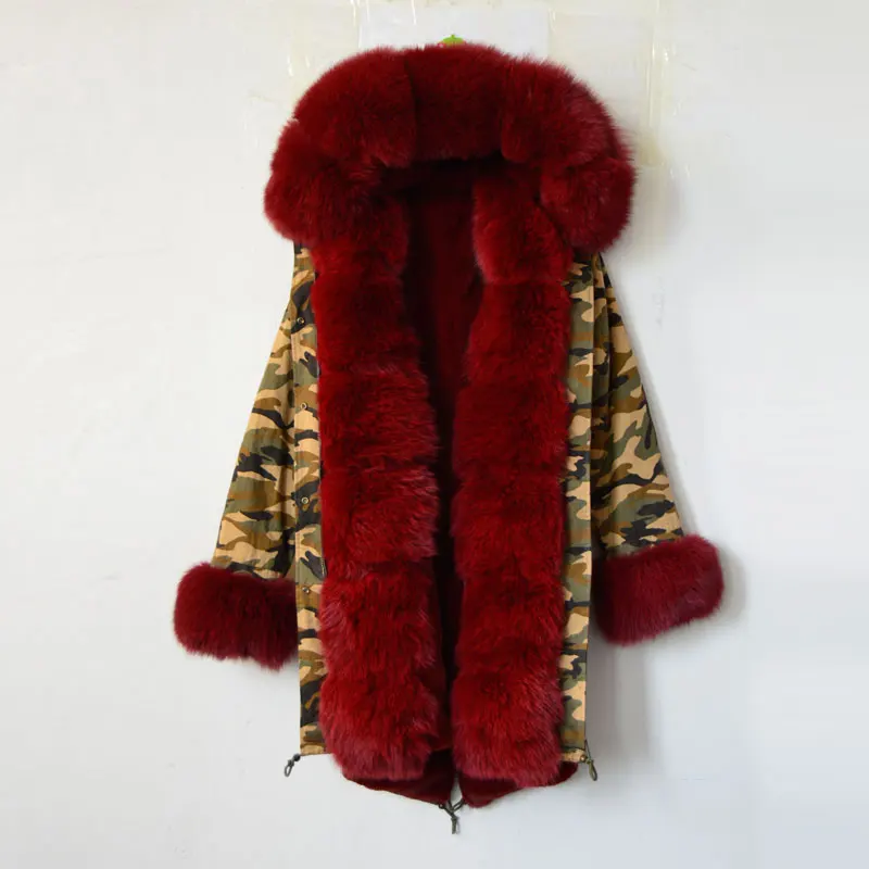 Popular Red Fur Jacket-Buy Cheap Red Fur Jacket lots from