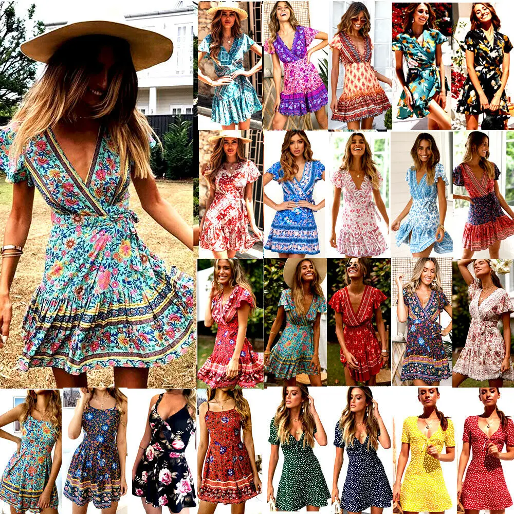 ladies sun dresses 2019