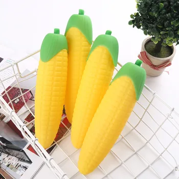 

Simulation Corn shape pencil case School pencil case Silicone Pencil bag stationery bag small object storage bag