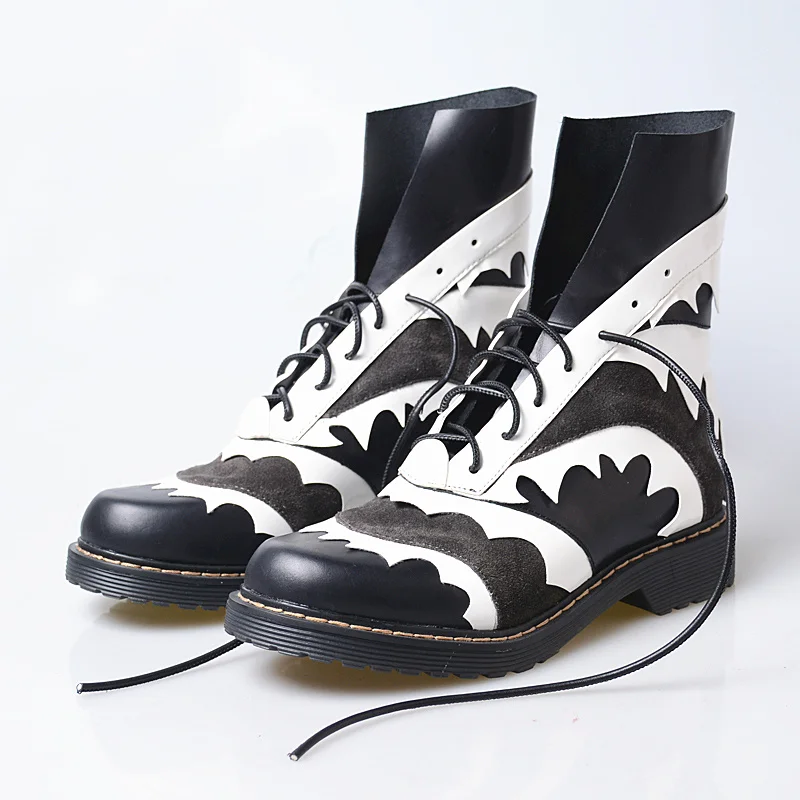 Plataforma Retro Mujer Montar Prova Botines Las Botas De Negro Negro Otoño Zapatos Tobillo Mujeres Chelsea Goma Corto Blanco verde Perfetto 7qq5ZR